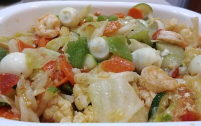 Shrimp Chop Suey with Quail Eggs