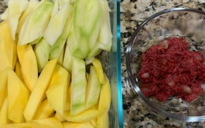 Sautéed Shrimp Paste as Mango Dip