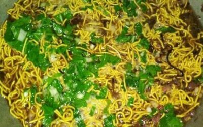 Pansit Bato Guisado with Pechay(Bok Choy)