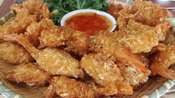 Succulent Coconut Coated Fried Shrimps Recipe