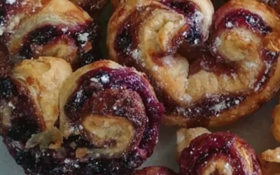 Huckleberry Hearts, Berry-Flavored Pastry