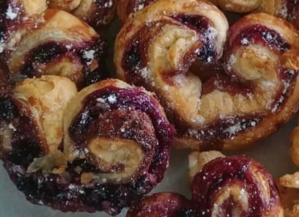 Huckleberry Hearts, Berry-Flavored Pastry