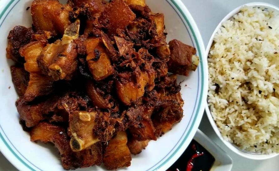 Garlic-Fried Pork Adobo