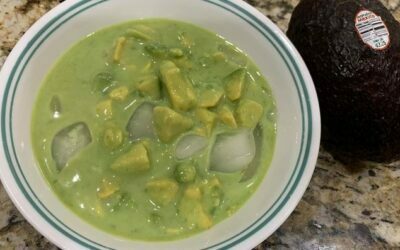 Refreshing Avocado Dessert, Sweetened Avocado
