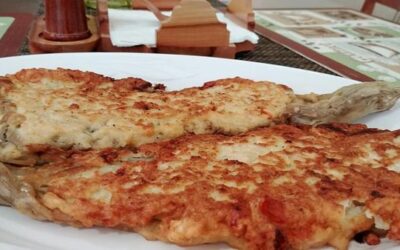 Rellenong Talong, Chicked Stuffed Eggplant
