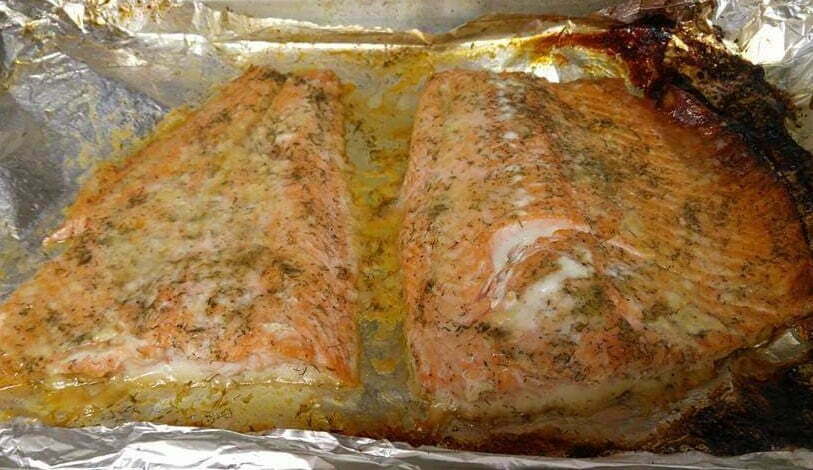 Baked, Glazed Salmon Recipe