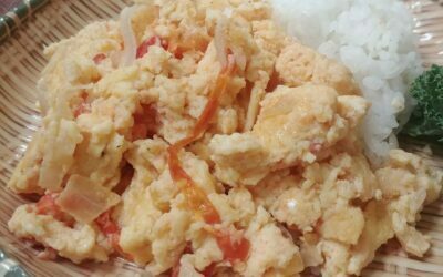 Sautéed Eggs & Steamed Rice