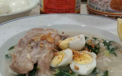 Arroz Caldo w/ Cornish Hen Chicken