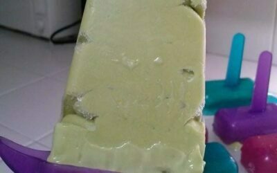 Avocado Popsicle with a Twist, Iced Candy