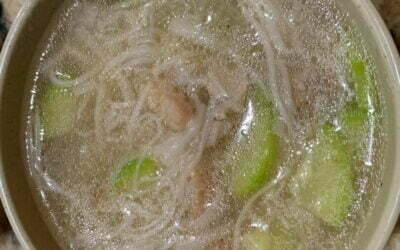 Miswa Noodle Soup with Patola Recipe