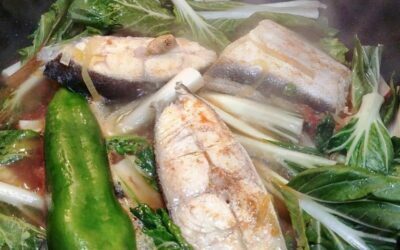Sinigang na Halibut, Fish Sinigang, Halibut Soup