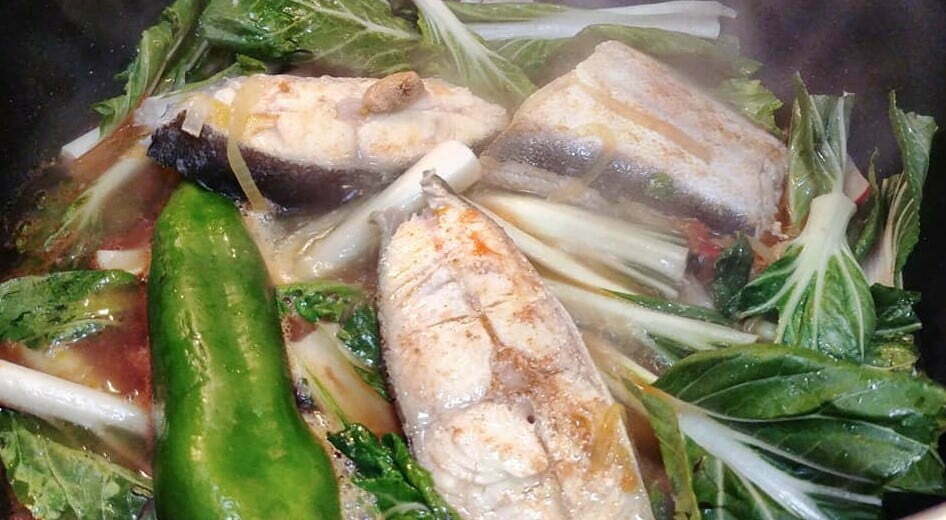 Sinigang na Halibut, Fish Sinigang, Halibut Soup