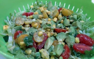 Creamy Avocado & Tomato Salad