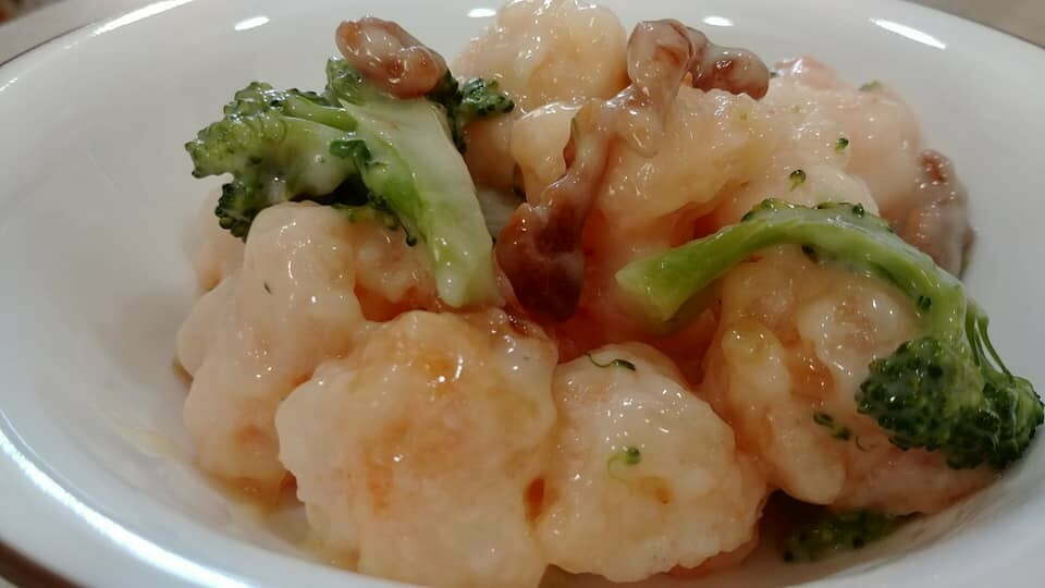 Honey Walnut Shrimp with Broccoli