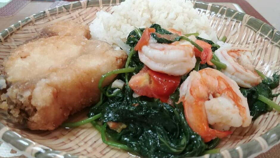 Sautéed Sweet Potato Leaves, Ginisang Talbos ng Kamote