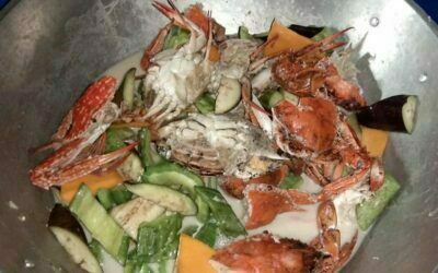 Ginataang Alimasag sa Pakbet, Crabs in Coconut Milk