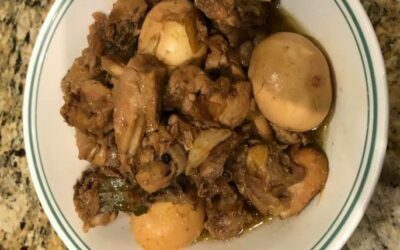 Chicken Adobo with Boiled Eggs, Adobong Manok sa Nilagang Itlog