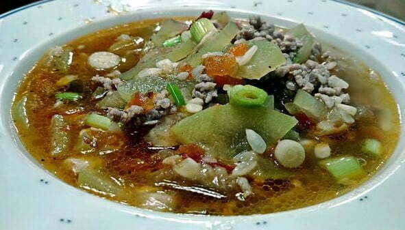 Ginsang Upo sa Giniling, Sauteed Bottle Gourd in Ground Pork