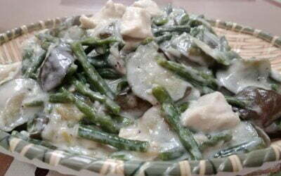 Ginataang Sitaw at Talong, Coconut String Beans & Eggplant