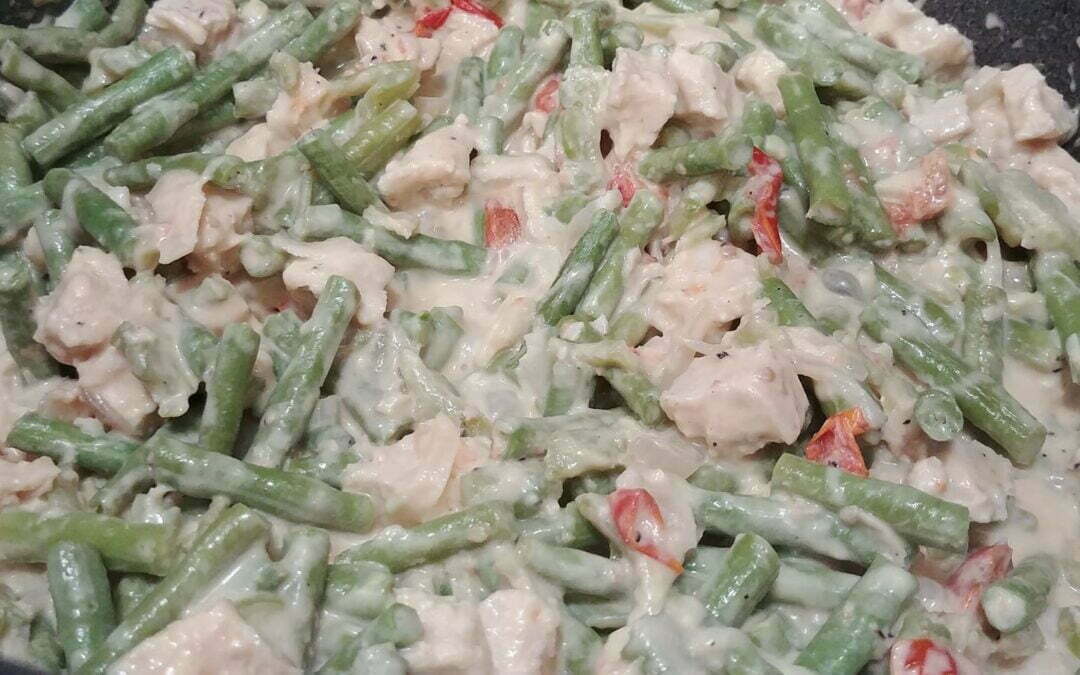 Ginataang Sitaw (Long Beans) at Ampalaya (Bitter Melon)