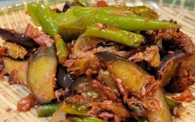 Vegetarian Binagoongan, Sautéed Shrimp Paste in Vegetables
