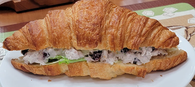 Rotisserie Chicken and Berries Sandwich