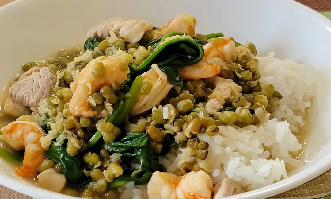 Sauteed Mung Bean, Ginisang Munggo sa Hipon at Baboy