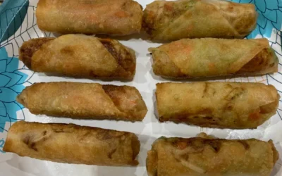 Filipino Lumpia, Pork-Cabbage Eggrolls, Lumpia Togue
