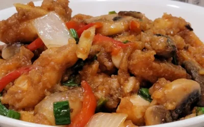 Panko Breaded Sweet & Sour Chicken
