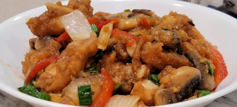 Panko Breaded Sweet & Sour Chicken